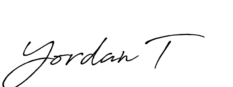 How to make Yordan T signature? Antro_Vectra_Bolder is a professional autograph style. Create handwritten signature for Yordan T name. Yordan T signature style 7 images and pictures png