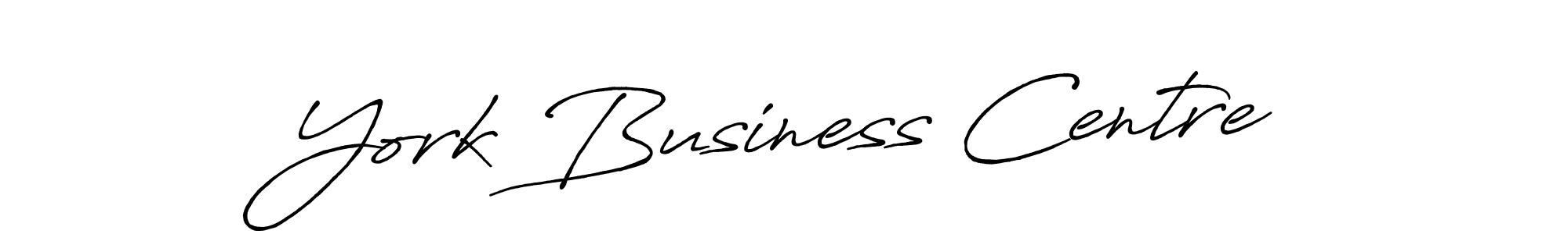 Also You can easily find your signature by using the search form. We will create York Business Centre name handwritten signature images for you free of cost using Antro_Vectra_Bolder sign style. York Business Centre signature style 7 images and pictures png