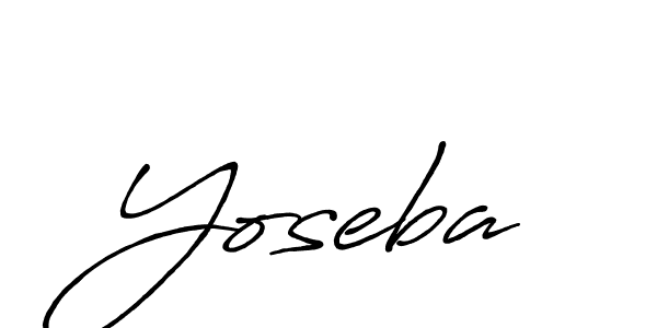 Similarly Antro_Vectra_Bolder is the best handwritten signature design. Signature creator online .You can use it as an online autograph creator for name Yoseba. Yoseba signature style 7 images and pictures png