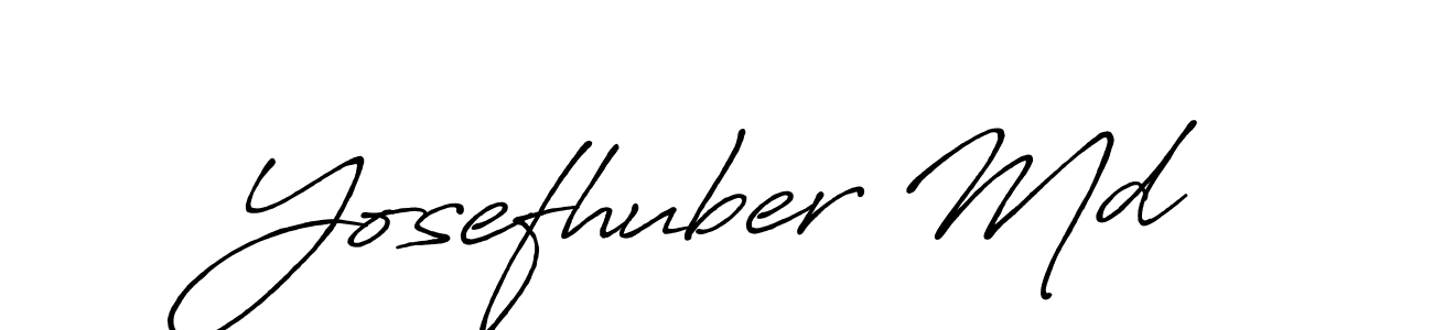 if you are searching for the best signature style for your name Yosefhuber Md. so please give up your signature search. here we have designed multiple signature styles  using Antro_Vectra_Bolder. Yosefhuber Md signature style 7 images and pictures png