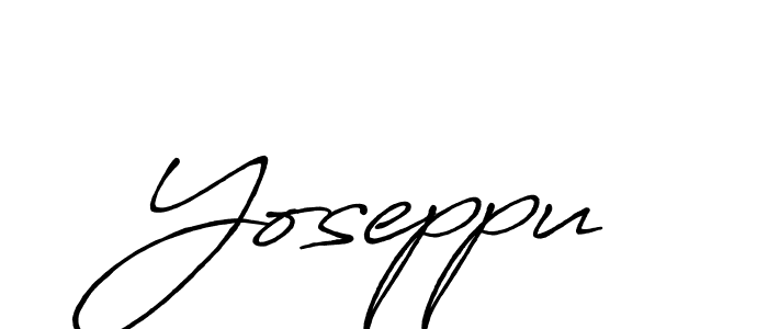 if you are searching for the best signature style for your name Yoseppu. so please give up your signature search. here we have designed multiple signature styles  using Antro_Vectra_Bolder. Yoseppu signature style 7 images and pictures png