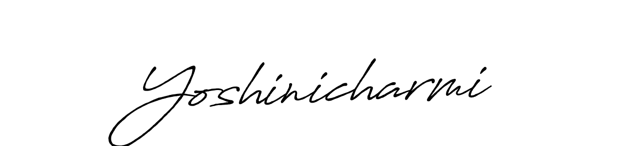 See photos of Yoshinicharmi official signature by Spectra . Check more albums & portfolios. Read reviews & check more about Antro_Vectra_Bolder font. Yoshinicharmi signature style 7 images and pictures png