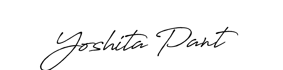 Make a short Yoshita Pant signature style. Manage your documents anywhere anytime using Antro_Vectra_Bolder. Create and add eSignatures, submit forms, share and send files easily. Yoshita Pant signature style 7 images and pictures png