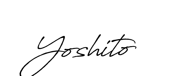 It looks lik you need a new signature style for name Yoshito. Design unique handwritten (Antro_Vectra_Bolder) signature with our free signature maker in just a few clicks. Yoshito signature style 7 images and pictures png