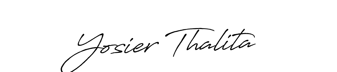 How to Draw Yosier Thalita signature style? Antro_Vectra_Bolder is a latest design signature styles for name Yosier Thalita. Yosier Thalita signature style 7 images and pictures png