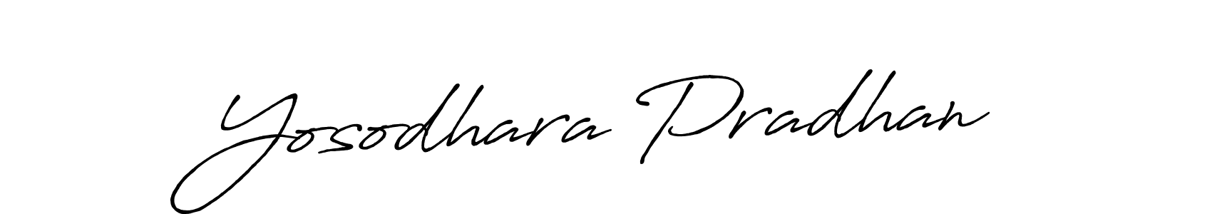 Antro_Vectra_Bolder is a professional signature style that is perfect for those who want to add a touch of class to their signature. It is also a great choice for those who want to make their signature more unique. Get Yosodhara Pradhan name to fancy signature for free. Yosodhara Pradhan signature style 7 images and pictures png