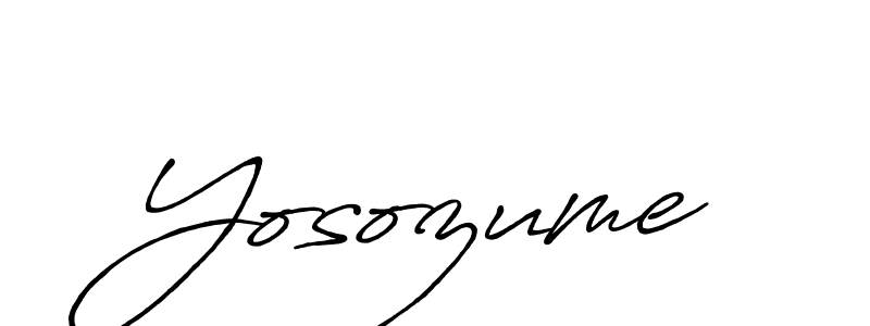 How to make Yosozume name signature. Use Antro_Vectra_Bolder style for creating short signs online. This is the latest handwritten sign. Yosozume signature style 7 images and pictures png