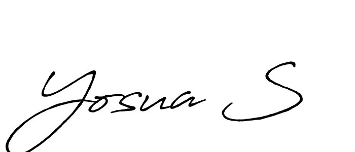 Once you've used our free online signature maker to create your best signature Antro_Vectra_Bolder style, it's time to enjoy all of the benefits that Yosua S name signing documents. Yosua S signature style 7 images and pictures png