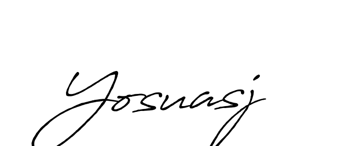 Create a beautiful signature design for name Yosuasj. With this signature (Antro_Vectra_Bolder) fonts, you can make a handwritten signature for free. Yosuasj signature style 7 images and pictures png