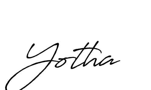 Similarly Antro_Vectra_Bolder is the best handwritten signature design. Signature creator online .You can use it as an online autograph creator for name Yotha. Yotha signature style 7 images and pictures png