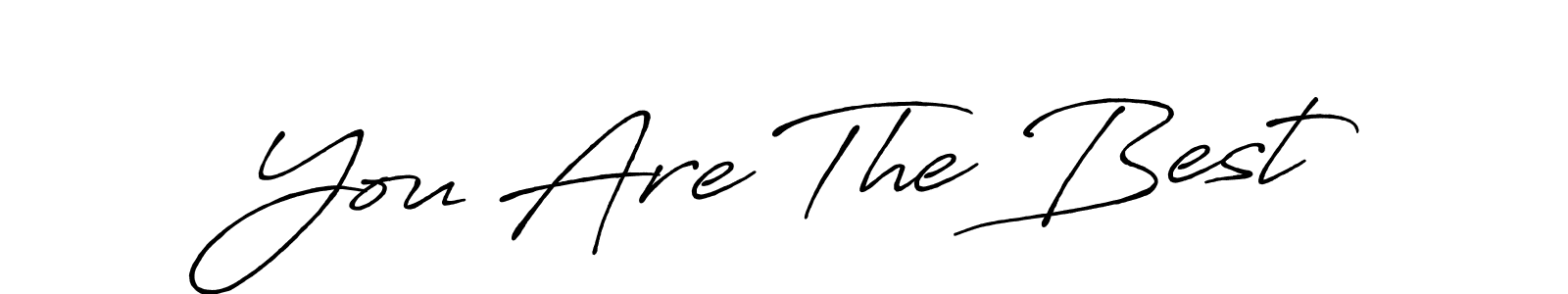 It looks lik you need a new signature style for name You Are The Best. Design unique handwritten (Antro_Vectra_Bolder) signature with our free signature maker in just a few clicks. You Are The Best signature style 7 images and pictures png