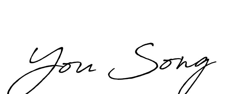 Also You can easily find your signature by using the search form. We will create You Song name handwritten signature images for you free of cost using Antro_Vectra_Bolder sign style. You Song signature style 7 images and pictures png