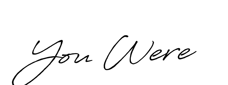 How to Draw You Were signature style? Antro_Vectra_Bolder is a latest design signature styles for name You Were. You Were signature style 7 images and pictures png