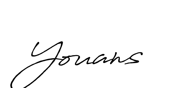 Make a beautiful signature design for name Youans. Use this online signature maker to create a handwritten signature for free. Youans signature style 7 images and pictures png