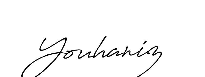 How to make Youhaniz signature? Antro_Vectra_Bolder is a professional autograph style. Create handwritten signature for Youhaniz name. Youhaniz signature style 7 images and pictures png