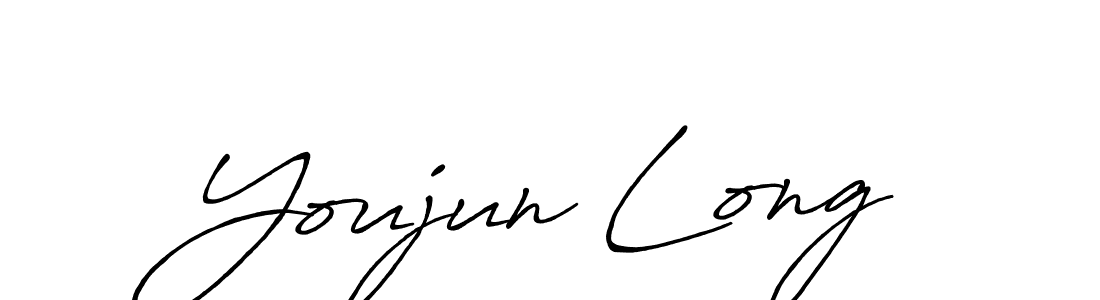 Youjun Long stylish signature style. Best Handwritten Sign (Antro_Vectra_Bolder) for my name. Handwritten Signature Collection Ideas for my name Youjun Long. Youjun Long signature style 7 images and pictures png