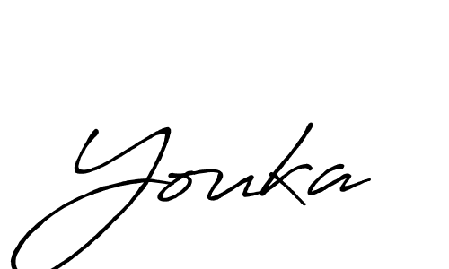 Make a beautiful signature design for name Youka. With this signature (Antro_Vectra_Bolder) style, you can create a handwritten signature for free. Youka signature style 7 images and pictures png