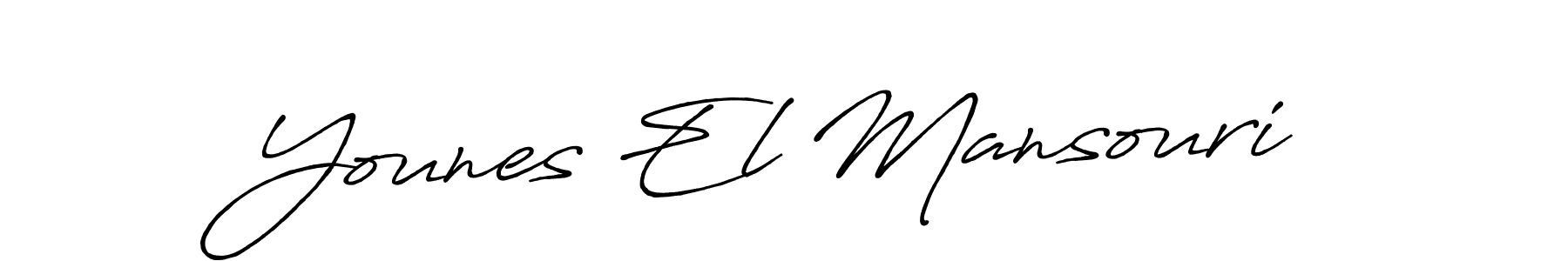 It looks lik you need a new signature style for name Younes El Mansouri. Design unique handwritten (Antro_Vectra_Bolder) signature with our free signature maker in just a few clicks. Younes El Mansouri signature style 7 images and pictures png