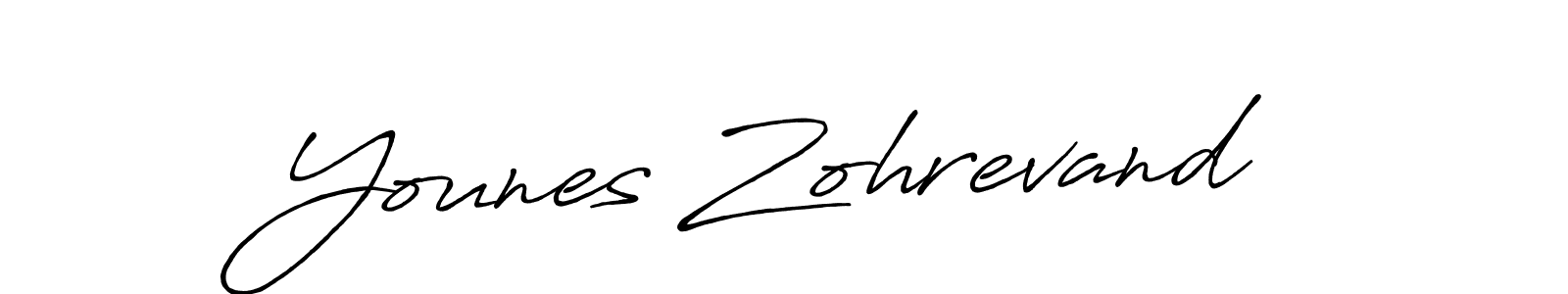 if you are searching for the best signature style for your name Younes Zohrevand. so please give up your signature search. here we have designed multiple signature styles  using Antro_Vectra_Bolder. Younes Zohrevand signature style 7 images and pictures png