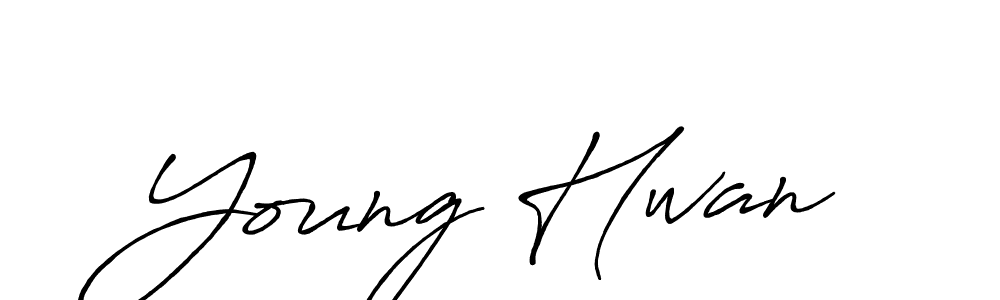 You should practise on your own different ways (Antro_Vectra_Bolder) to write your name (Young Hwan) in signature. don't let someone else do it for you. Young Hwan signature style 7 images and pictures png