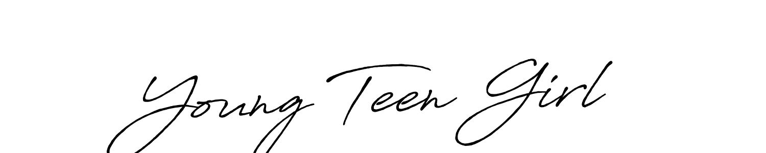 You should practise on your own different ways (Antro_Vectra_Bolder) to write your name (Young Teen Girl) in signature. don't let someone else do it for you. Young Teen Girl signature style 7 images and pictures png