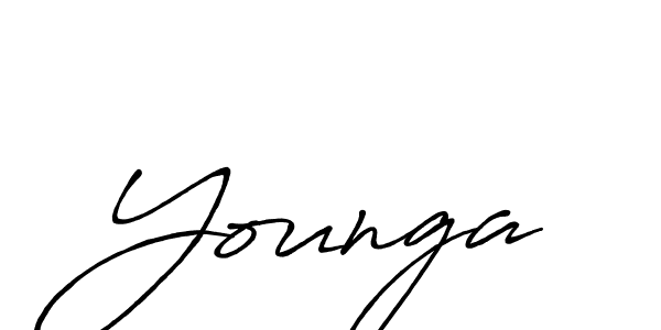 Similarly Antro_Vectra_Bolder is the best handwritten signature design. Signature creator online .You can use it as an online autograph creator for name Younga. Younga signature style 7 images and pictures png