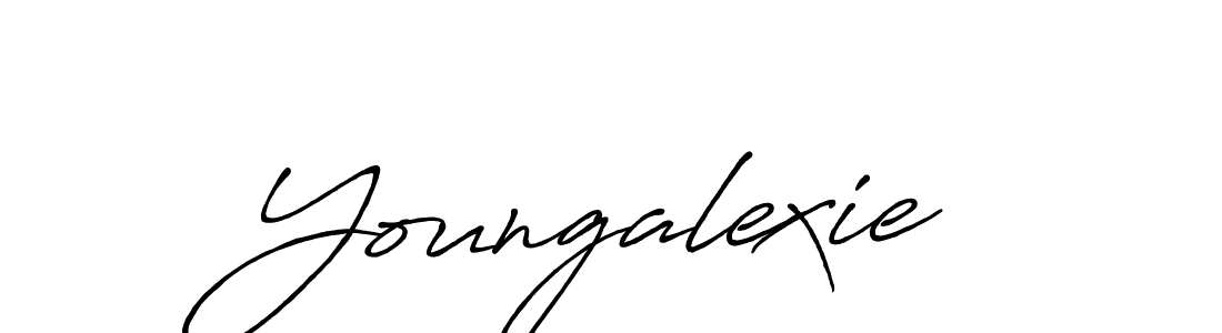 The best way (Antro_Vectra_Bolder) to make a short signature is to pick only two or three words in your name. The name Youngalexie include a total of six letters. For converting this name. Youngalexie signature style 7 images and pictures png