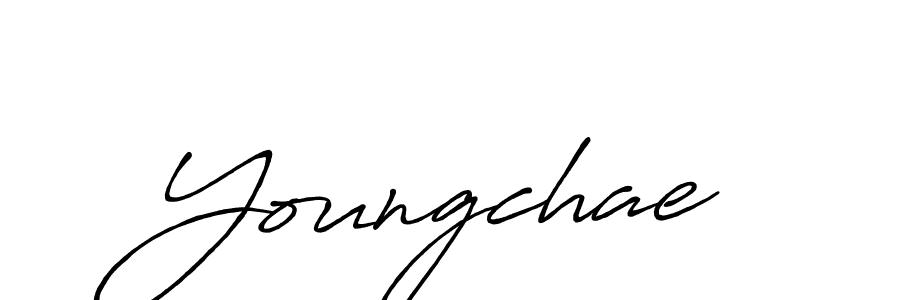 Similarly Antro_Vectra_Bolder is the best handwritten signature design. Signature creator online .You can use it as an online autograph creator for name Youngchae. Youngchae signature style 7 images and pictures png