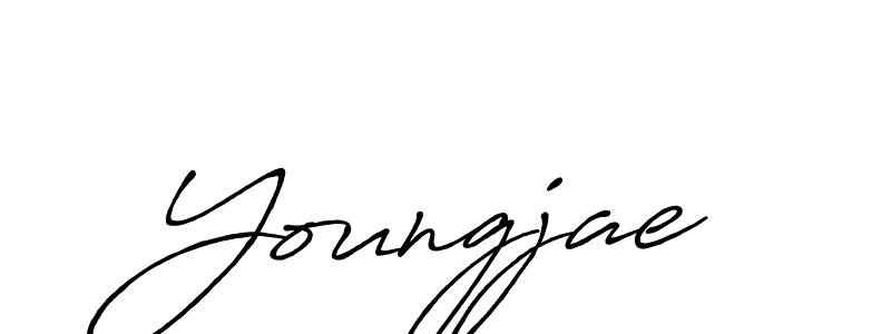 Youngjae stylish signature style. Best Handwritten Sign (Antro_Vectra_Bolder) for my name. Handwritten Signature Collection Ideas for my name Youngjae. Youngjae signature style 7 images and pictures png