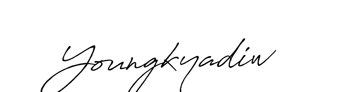 Make a beautiful signature design for name Youngkyadiw. Use this online signature maker to create a handwritten signature for free. Youngkyadiw signature style 7 images and pictures png