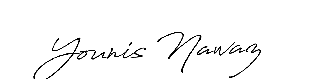 You can use this online signature creator to create a handwritten signature for the name Younis Nawaz. This is the best online autograph maker. Younis Nawaz signature style 7 images and pictures png