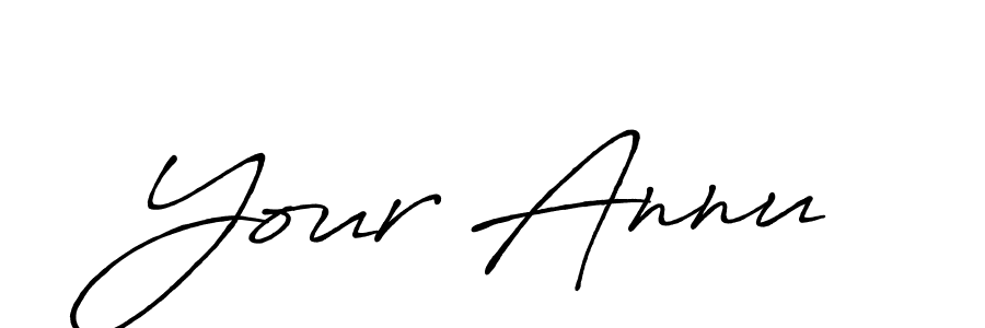 It looks lik you need a new signature style for name Your Annu. Design unique handwritten (Antro_Vectra_Bolder) signature with our free signature maker in just a few clicks. Your Annu signature style 7 images and pictures png