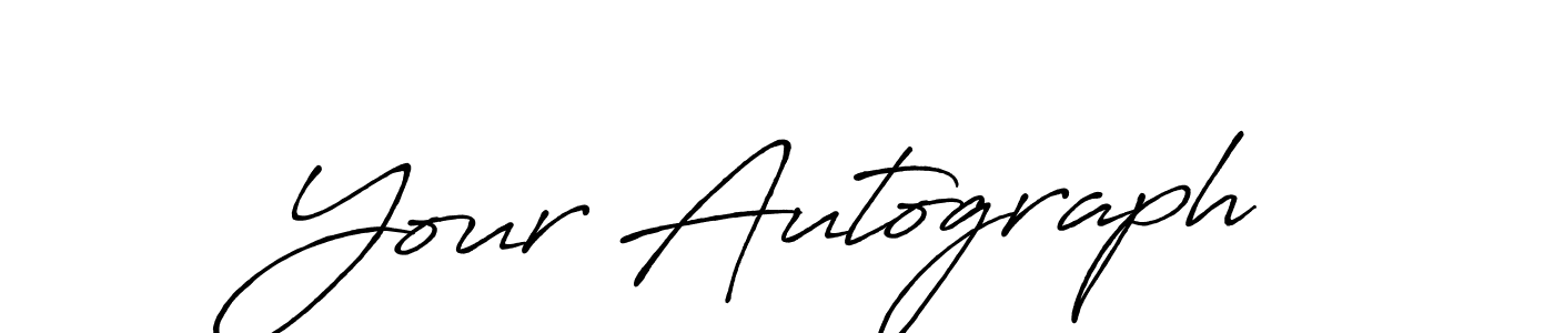Make a beautiful signature design for name Your Autograph. With this signature (Antro_Vectra_Bolder) style, you can create a handwritten signature for free. Your Autograph signature style 7 images and pictures png