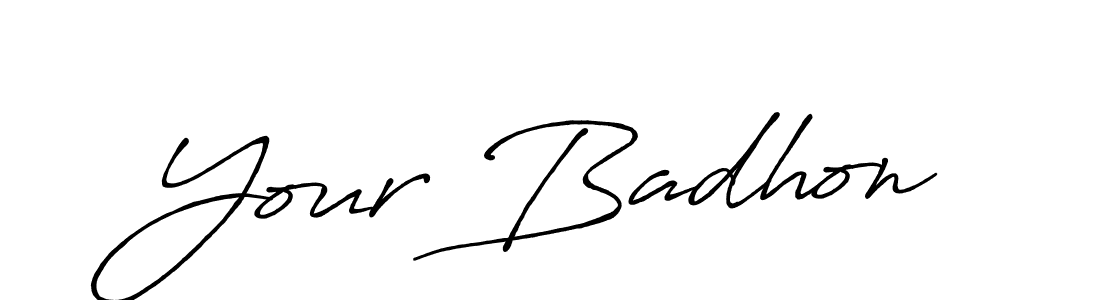 You should practise on your own different ways (Antro_Vectra_Bolder) to write your name (Your Badhon) in signature. don't let someone else do it for you. Your Badhon signature style 7 images and pictures png