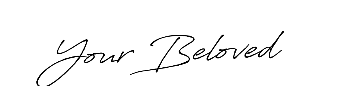 How to make Your Beloved signature? Antro_Vectra_Bolder is a professional autograph style. Create handwritten signature for Your Beloved name. Your Beloved signature style 7 images and pictures png