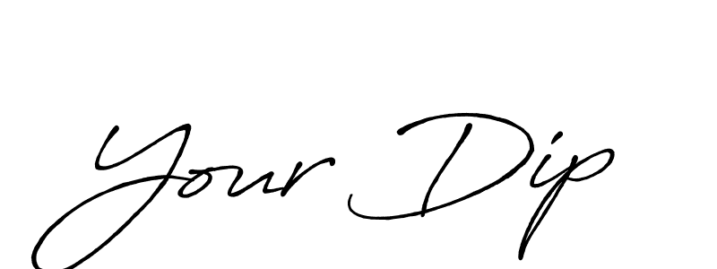 How to make Your Dip name signature. Use Antro_Vectra_Bolder style for creating short signs online. This is the latest handwritten sign. Your Dip signature style 7 images and pictures png