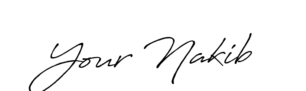It looks lik you need a new signature style for name Your Nakib. Design unique handwritten (Antro_Vectra_Bolder) signature with our free signature maker in just a few clicks. Your Nakib signature style 7 images and pictures png