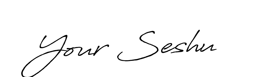 Use a signature maker to create a handwritten signature online. With this signature software, you can design (Antro_Vectra_Bolder) your own signature for name Your Seshu. Your Seshu signature style 7 images and pictures png