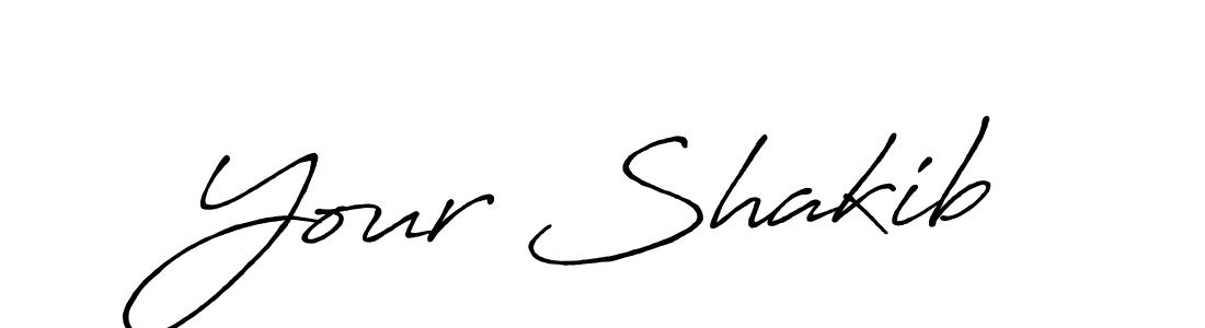 Your Shakib stylish signature style. Best Handwritten Sign (Antro_Vectra_Bolder) for my name. Handwritten Signature Collection Ideas for my name Your Shakib. Your Shakib signature style 7 images and pictures png