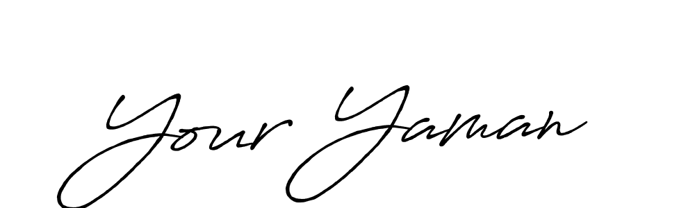 How to make Your Yaman name signature. Use Antro_Vectra_Bolder style for creating short signs online. This is the latest handwritten sign. Your Yaman signature style 7 images and pictures png
