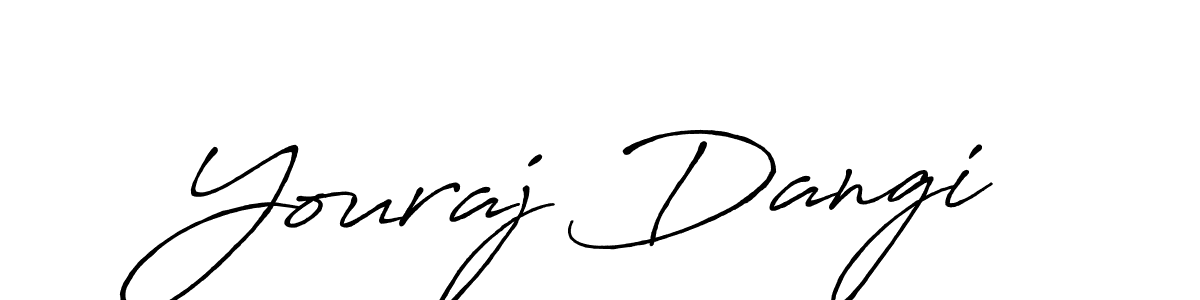 Also we have Youraj Dangi name is the best signature style. Create professional handwritten signature collection using Antro_Vectra_Bolder autograph style. Youraj Dangi signature style 7 images and pictures png