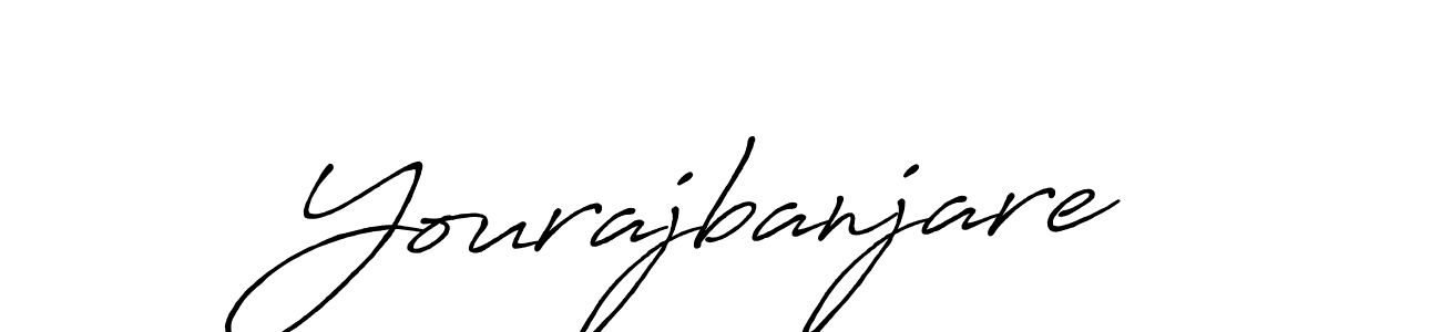 Create a beautiful signature design for name Yourajbanjare. With this signature (Antro_Vectra_Bolder) fonts, you can make a handwritten signature for free. Yourajbanjare signature style 7 images and pictures png