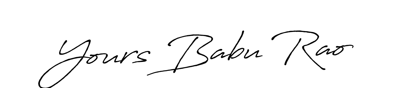 You can use this online signature creator to create a handwritten signature for the name Yours Babu Rao. This is the best online autograph maker. Yours Babu Rao signature style 7 images and pictures png