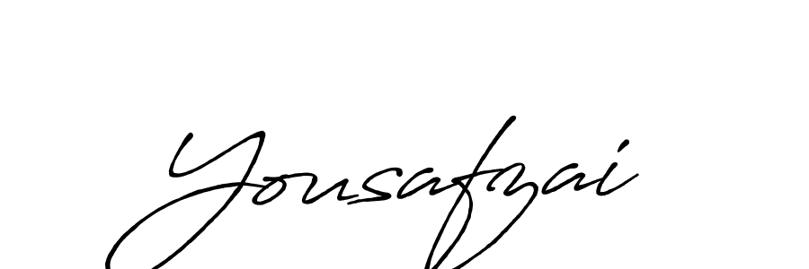 Create a beautiful signature design for name Yousafzai. With this signature (Antro_Vectra_Bolder) fonts, you can make a handwritten signature for free. Yousafzai signature style 7 images and pictures png