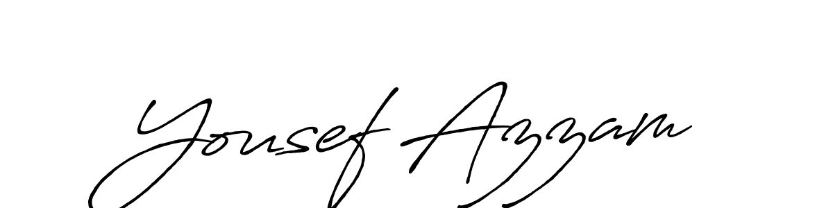 This is the best signature style for the Yousef Azzam name. Also you like these signature font (Antro_Vectra_Bolder). Mix name signature. Yousef Azzam signature style 7 images and pictures png