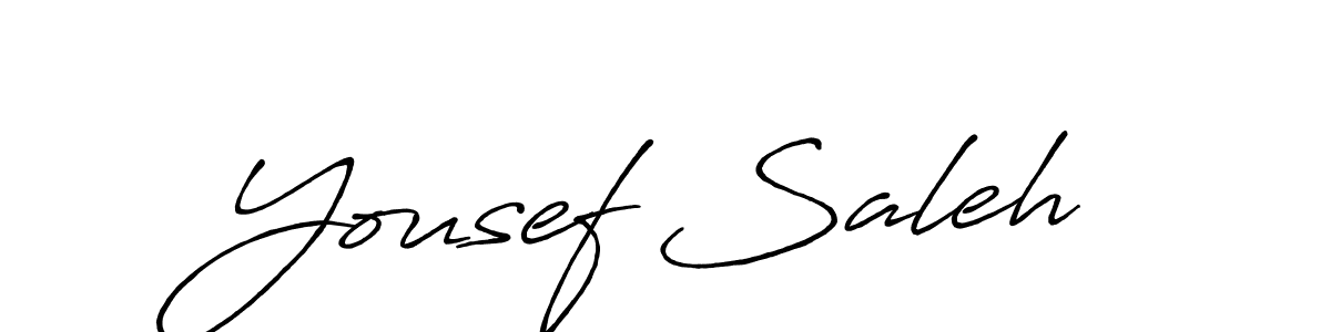 Make a beautiful signature design for name Yousef Saleh. Use this online signature maker to create a handwritten signature for free. Yousef Saleh signature style 7 images and pictures png