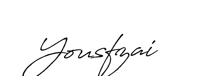 How to make Yousfzai name signature. Use Antro_Vectra_Bolder style for creating short signs online. This is the latest handwritten sign. Yousfzai signature style 7 images and pictures png