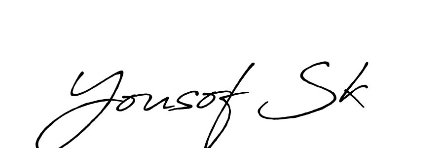 Make a short Yousof Sk signature style. Manage your documents anywhere anytime using Antro_Vectra_Bolder. Create and add eSignatures, submit forms, share and send files easily. Yousof Sk signature style 7 images and pictures png