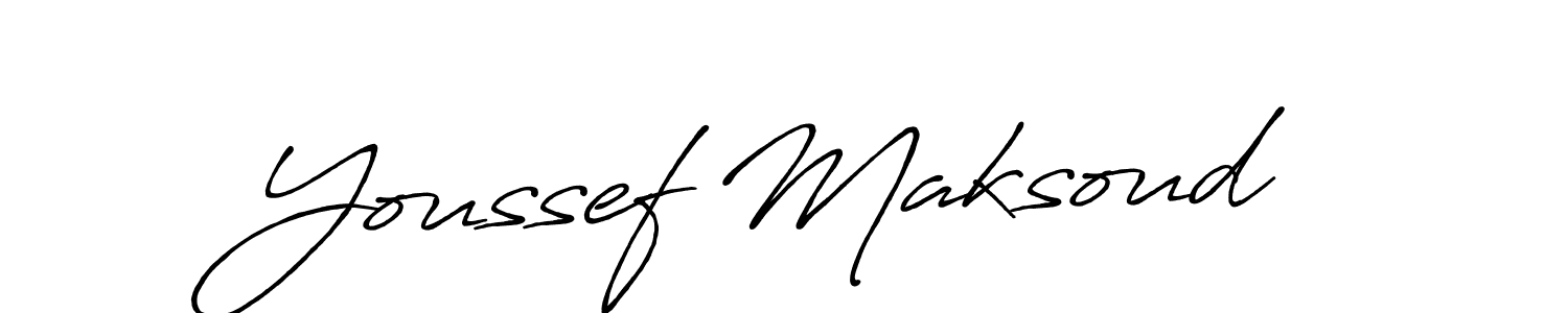 Also You can easily find your signature by using the search form. We will create Youssef Maksoud name handwritten signature images for you free of cost using Antro_Vectra_Bolder sign style. Youssef Maksoud signature style 7 images and pictures png