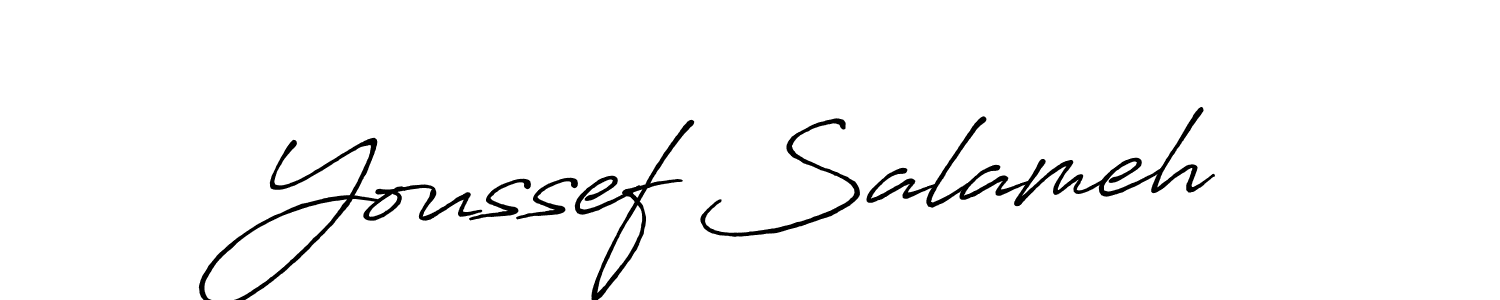 Also we have Youssef Salameh name is the best signature style. Create professional handwritten signature collection using Antro_Vectra_Bolder autograph style. Youssef Salameh signature style 7 images and pictures png